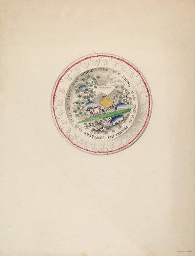 Assiette, 1935-1942 - Samuel Faigin