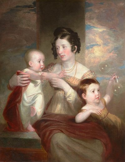Portrait de Mme Morse et de deux enfants 1824 - Samuel Finley Breese Morse