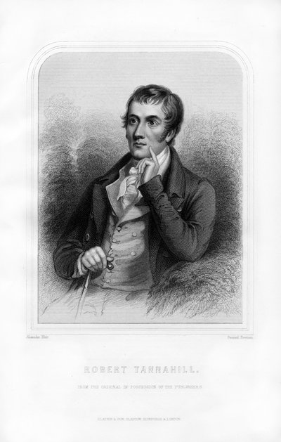 Robert Tannahill, poète écossais, 1870 - Samuel Freeman