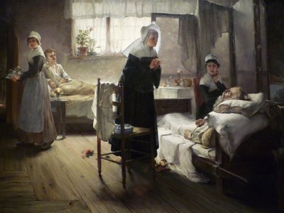 Evangeline découvrant son fiancé à l