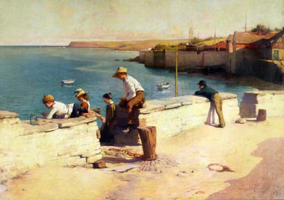 Soirée à Padstow, 1890 - Samuel Henry William Llewelyn