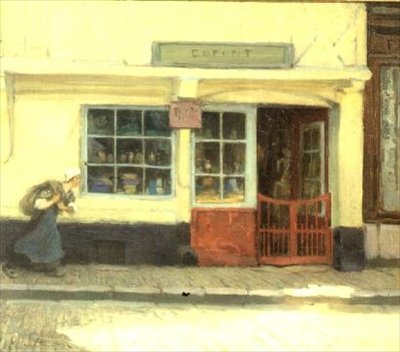 Scène de rue - Samuel Henry William Llewelyn