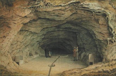 Trou de Mère Ludlum, près de Farnham, Surrey - Samuel Hieronymous Grimm