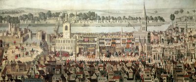 Le cortège du couronnement du roi Édouard VI en 1547 - Samuel Hieronymous Grimm