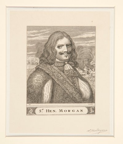 Portrait de Sir Henry Morgan - Samuel Hollyer