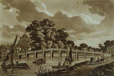 Pont de Hampton Court, illustration de 