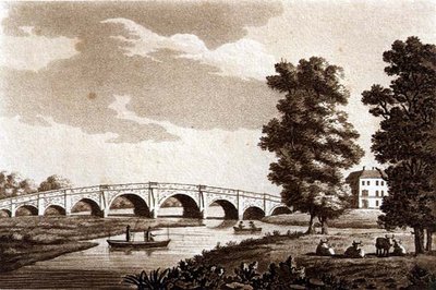Walton Bridge, Surrey, illustration de 