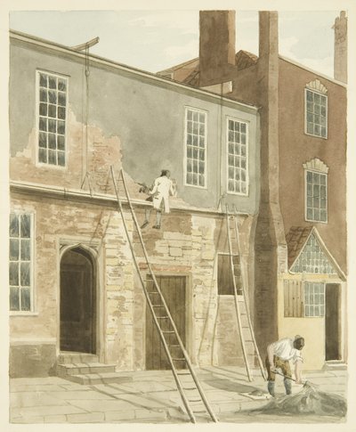 Maison à Castle Green, après le retrait des contreforts du château - Samuel Jackson
