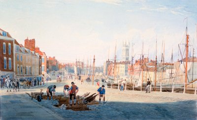 Parade de Saint-Augustin, Bristol, vers 1810 - Samuel Jackson