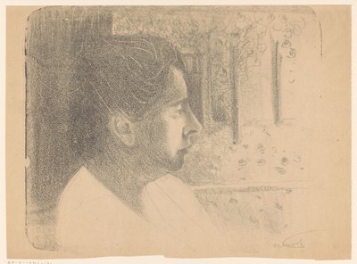 Betsie à la fenêtre - Samuel Jessurun de Mesquita (signed by artist)
