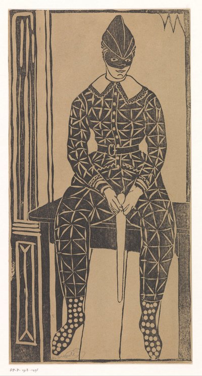 Arlequin - Samuel Jessurun de Mesquita (signed by artist)