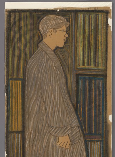 Jeune garçon debout en pied - Samuel Jessurun de Mesquita (signed by artist)