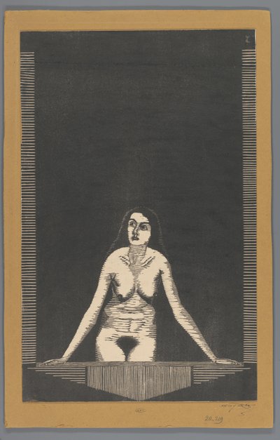 Nu féminin près de la fenêtre - Samuel Jessurun de Mesquita (signed by artist)
