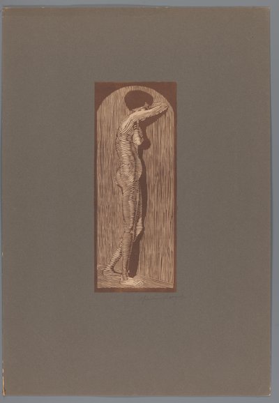 Nu féminin debout (Tristesse) - Samuel Jessurun de Mesquita (signed by artist)