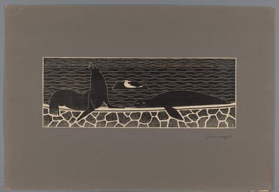 Otaries - Samuel Jessurun de Mesquita (signed by artist)