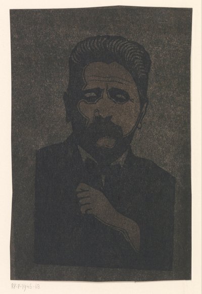 Autoportrait (avec ombre portée) - Samuel Jessurun de Mesquita (signed by artist)
