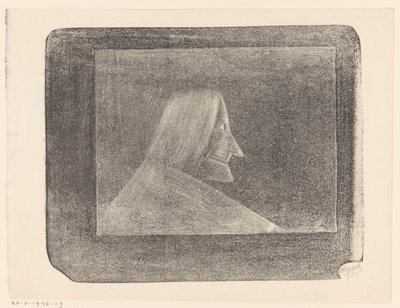 Fantaisie : tête de sorcière vers la droite - Samuel Jessurun de Mesquita