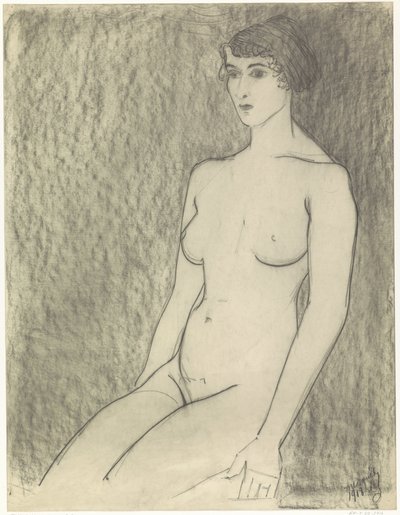 Femme nue assise - Samuel Jessurun de Mesquita