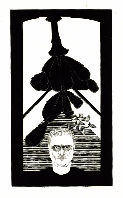 Autoportrait avec un cactus de Pâques - Samuel Jessurun de Mesquita