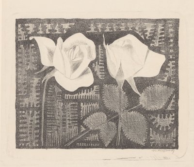 Deux roses - Samuel Jessurun de Mesquita
