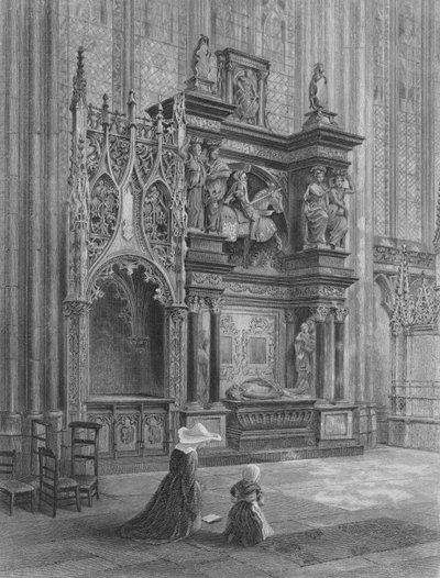 Tombe de Louis de Brézé, cathédrale de Rouen - Samuel John Hodson