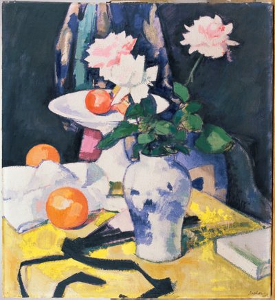 Roses et oranges, vers 1920 - Samuel John Peploe