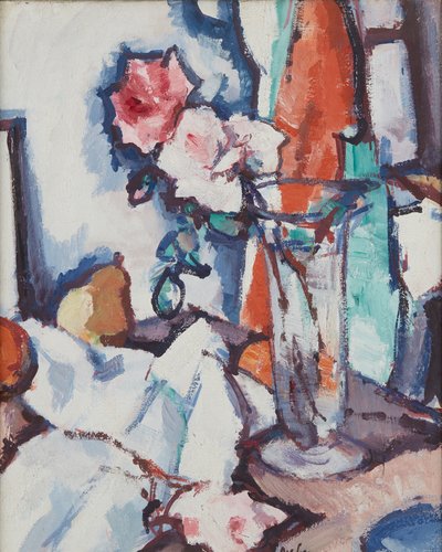 Nature morte de roses et poire - Samuel John Peploe