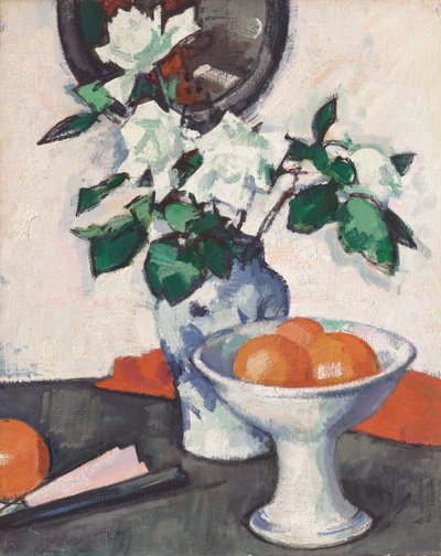 Roses blanches, c.1924 - Samuel John Peploe
