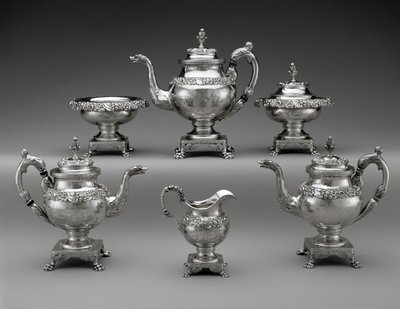 Service à thé et café, vers 1824-1829 - Samuel Kirk