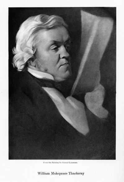William Makepeace Thackeray, romancier anglais, vers 1864 - Samuel Laurence