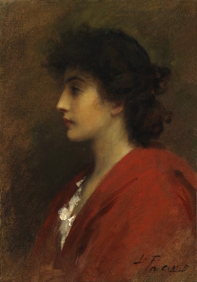 Une fille vénitienne - Samuel Luke Fildes