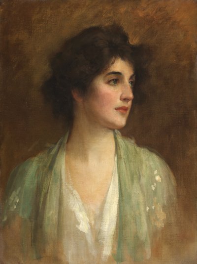 Le châle vert - Samuel Luke Fildes