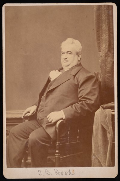 Portrait du Dr. T.B. Hood, entre 1876 et 1880 - Samuel Montague Fassett