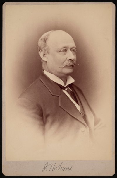 Portrait de J.H. Sims, entre 1876 et 1880 - Samuel Montague Fassett
