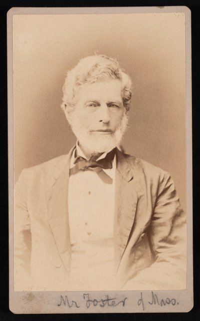 Portrait de M. Foster du Massachusetts, entre 1876 et 1880 - Samuel Montague Fassett