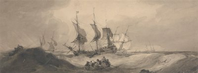 Navires par jour de tempête - Samuel Owen
