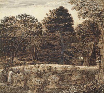 Un champ de blé, Shoreham au crépuscule - Samuel Palmer