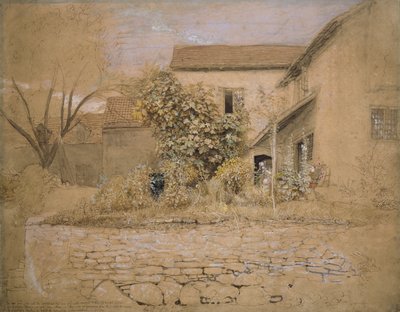 Maison et jardin à Tintern, 1835 - Samuel Palmer