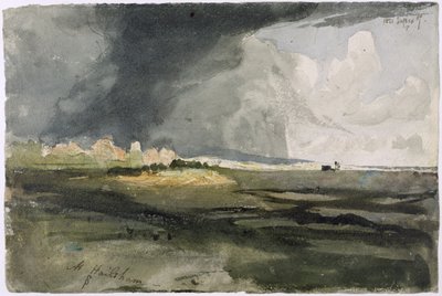 À Hailsham, Sussex : Une tempête approche, 1821 - Samuel Palmer