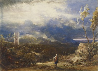 Chrétien descendant dans la vallée de l