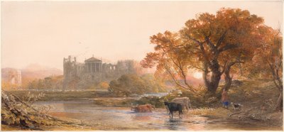 Soir en Italie—la Villa Déserte - Samuel Palmer