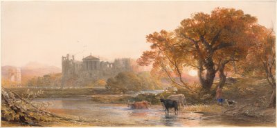 Soir en Italie—la Villa Déserte - Samuel Palmer