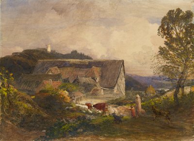 Cour de ferme à Princes Risborough - Samuel Palmer