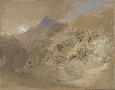 Mont Siabod depuis Tyn-y-Coed près de Capel Curig - Samuel Palmer