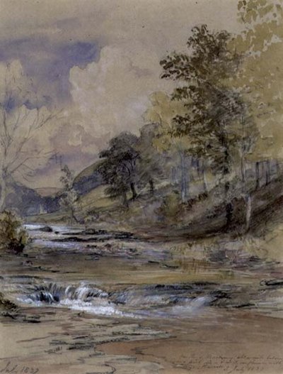 Sur la rivière Machwy, Pays de Galles - Samuel Palmer