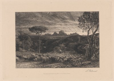 Ouvrir le pli - Samuel Palmer