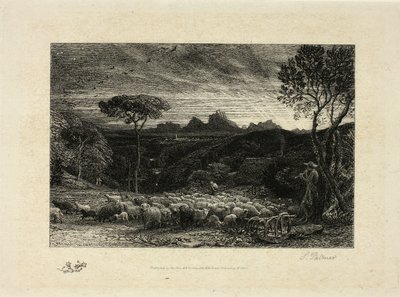 Ouvrir le pli - Samuel Palmer