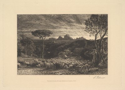 Ouverture du Pli, ou Tôt le Matin, 1880 - Samuel Palmer