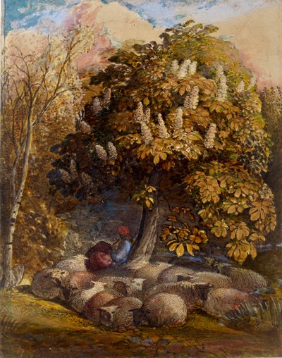Pastorale avec un marronnier, vers 1830-1831 - Samuel Palmer