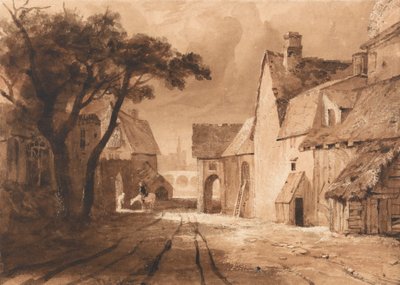 Étude de vieux bâtiments - Samuel Palmer